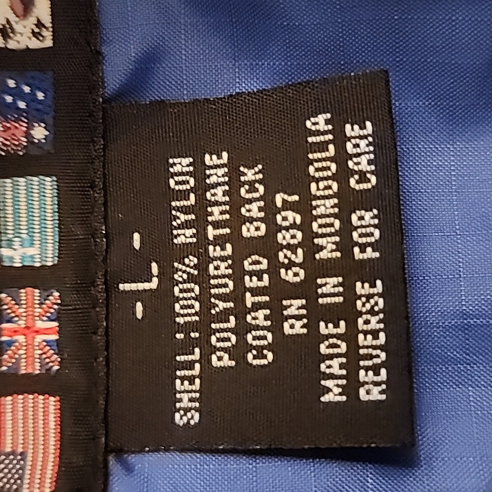 First Down Large Blue Windbreaker - Picture 13 of 13